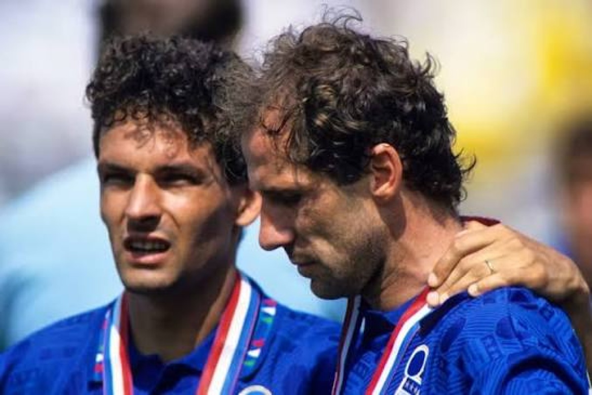 Franco Baresi, il saluto di Roberto Baggio  - 